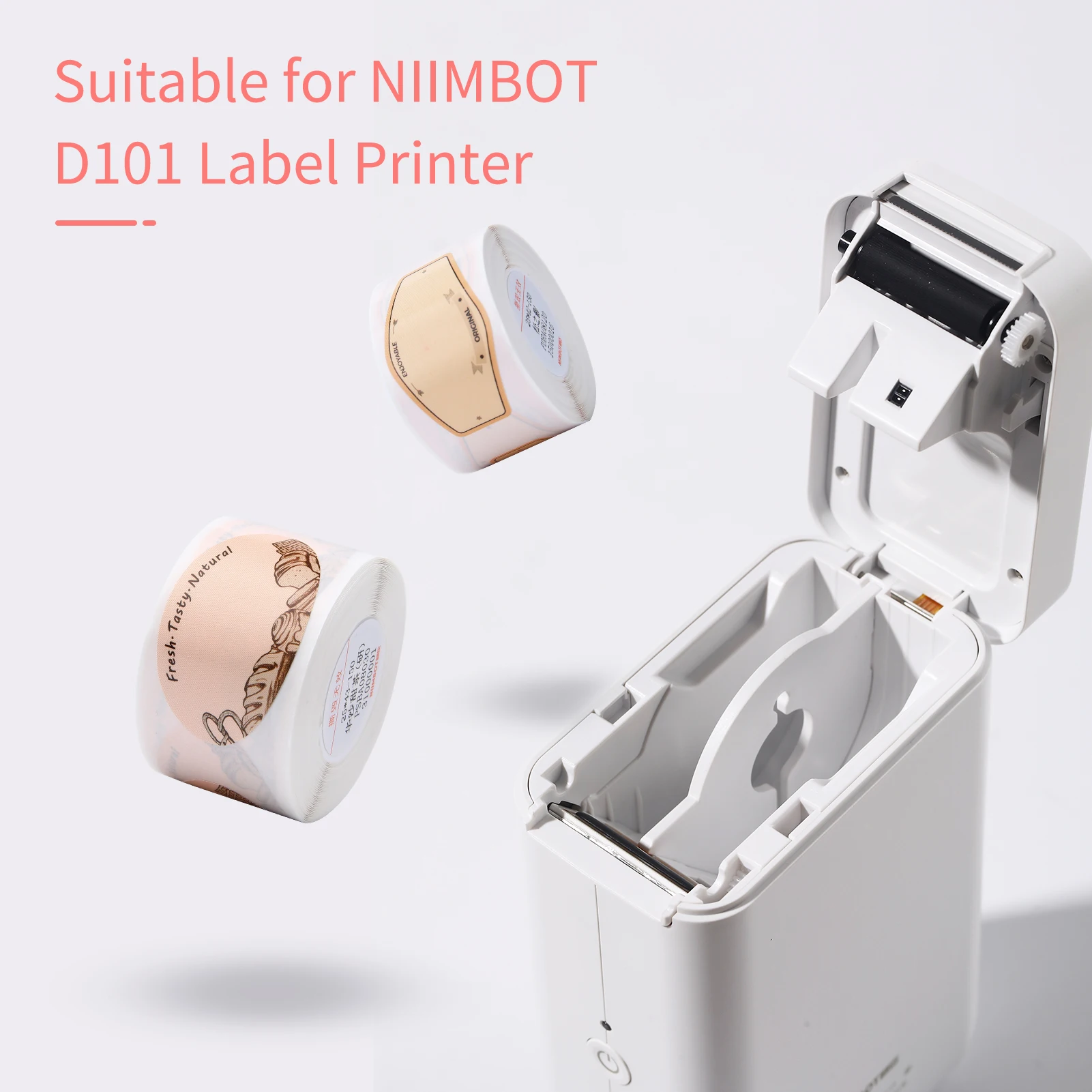 Термобумага Niimbot для печати этикеток D101 принтер штрих-кодов указанные размеры