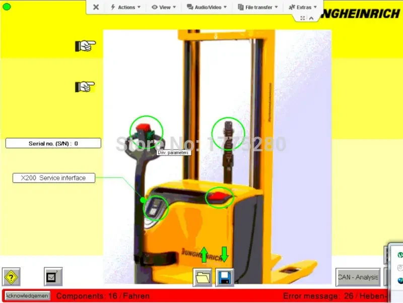 Jungheinrich ForkLifts ET Запчасти + SH Ремонт Джудит 4-диагностический V4.37 Несъемный KEYGEN