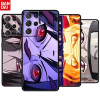 hot anime naruto face for samsung galaxy s22 s21 s20 ultra plus pro s10 s9 s8 4g 5g soft tpu black phone case fundas capa cover