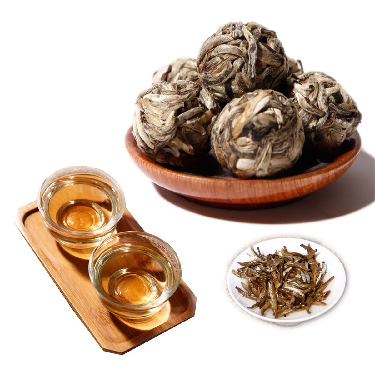 

Chinese Puer Tea Raw Puer Green Tea White Silver Needle Old Trees Pu erh Health Care Pu er Puerh Red Tea 100g