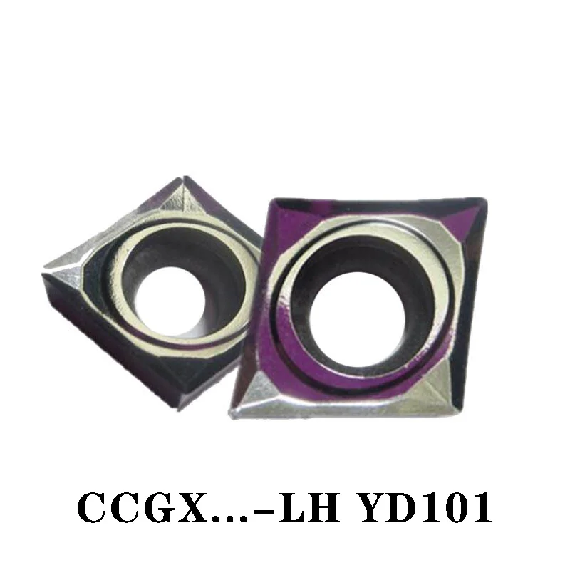 

CCGX060202 LC CCGX060204 CCGX09T304 CCGX120404 LH YD101 YD201 YBG102 Carbide Inserts CCGX 0602 Aluminum Copper Lathe Tools