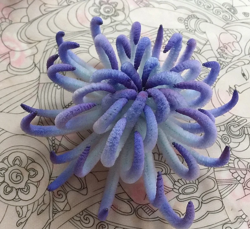 Заколки Hanfu для волос древние китайские женские хризантемы бархатный цветок