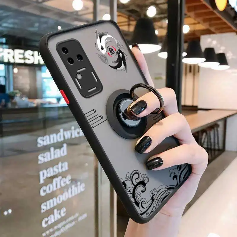 Обложка V30Pro Balance of Koi Skin-feel Ring чехол для телефона VIVO V30 V29Lite V29E V25