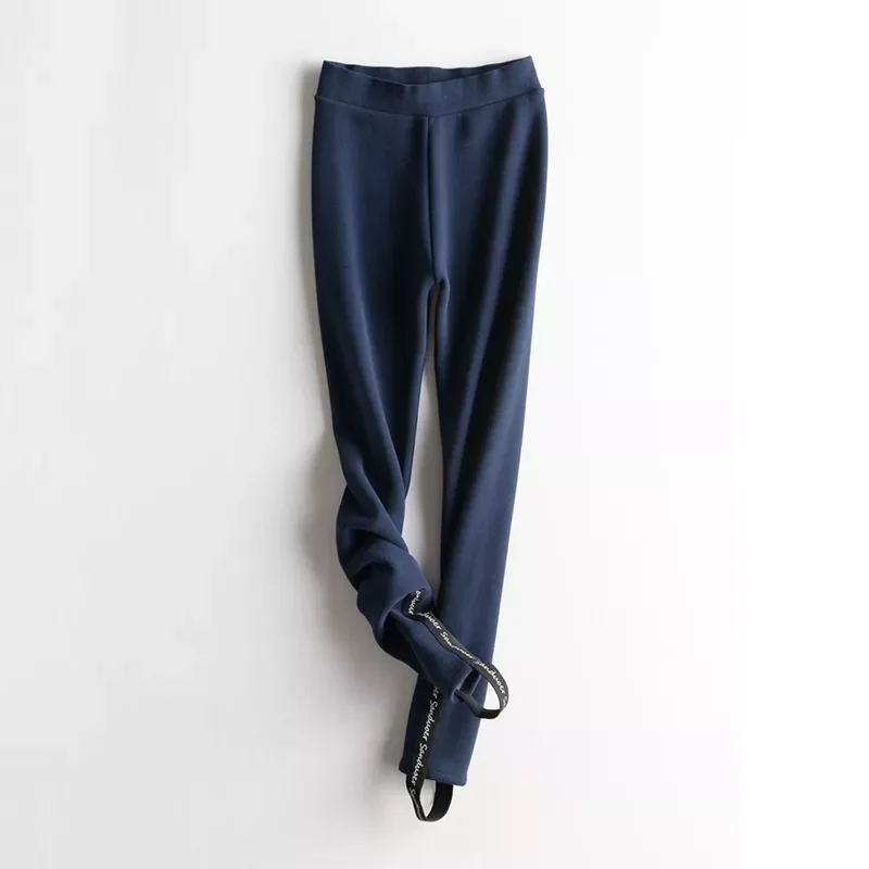 

NEW 2023 Women Letter Striped Fleece Leggings Seamless Fitness Plush Cashmere thickened Winter Cold Resistance Below Zero Leggin