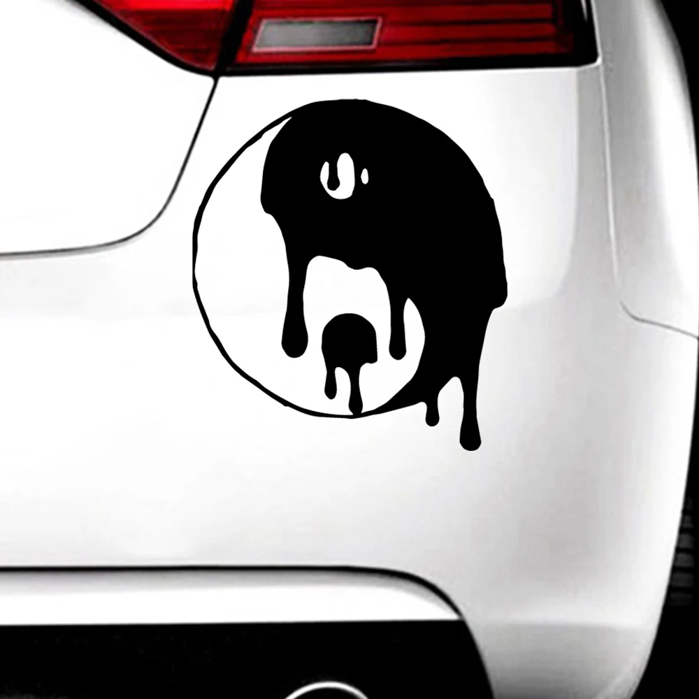 

Забавные наклейки FUYOOHI, внешние аксессуары, красивая наклейка Инь и Ян для автомобиля, украшение Мотоцикла, стиль автомобиля