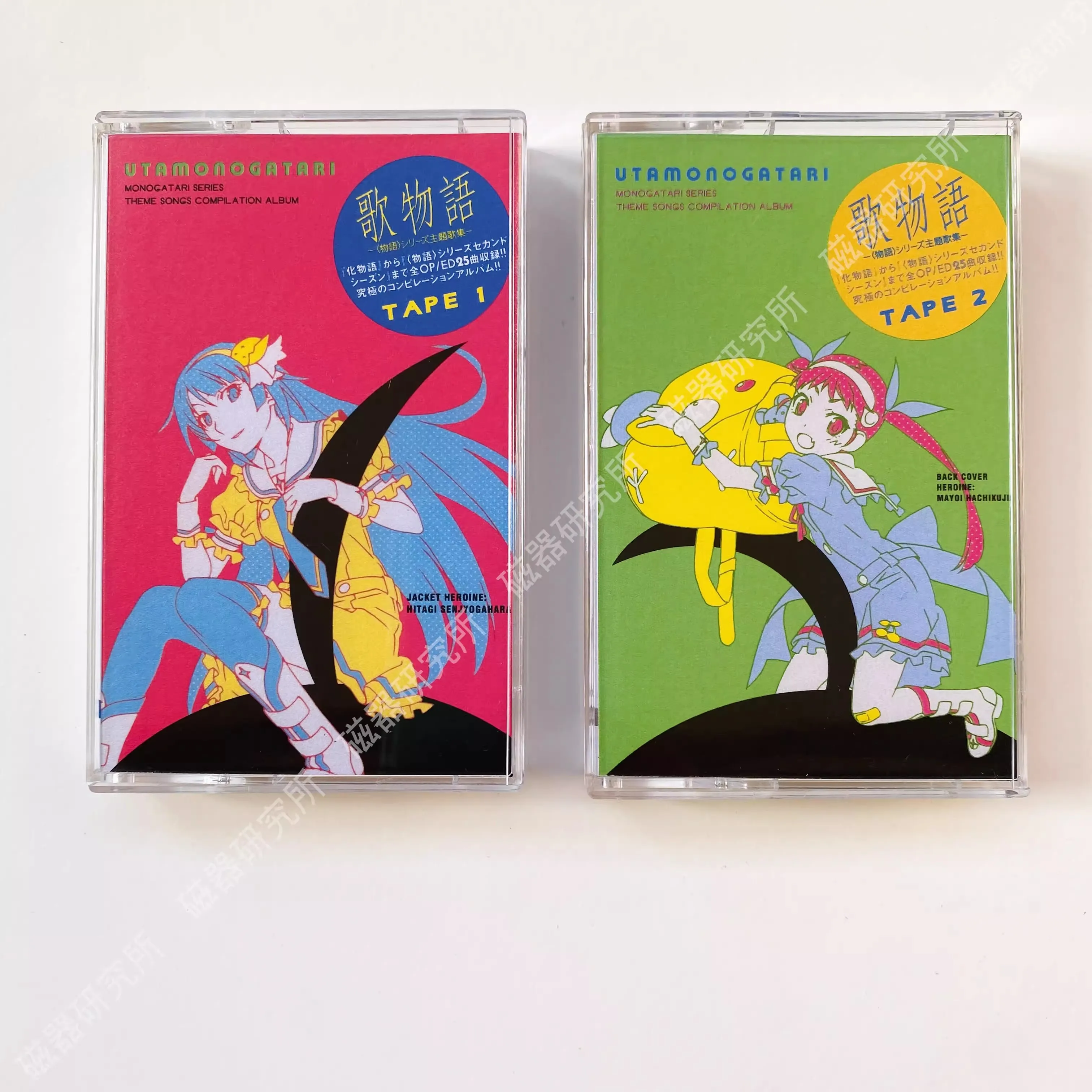 Фото Аниме MONOGATARI Series Chiwa Saito музыкальная лента Utamonogatari Special Edition альбом 2 шт. кассета косплей Walkman Soundtracks Box №2