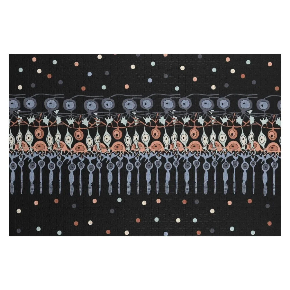 Потренная схема - цвет на черном языке Деревянные головоломки для взрослых