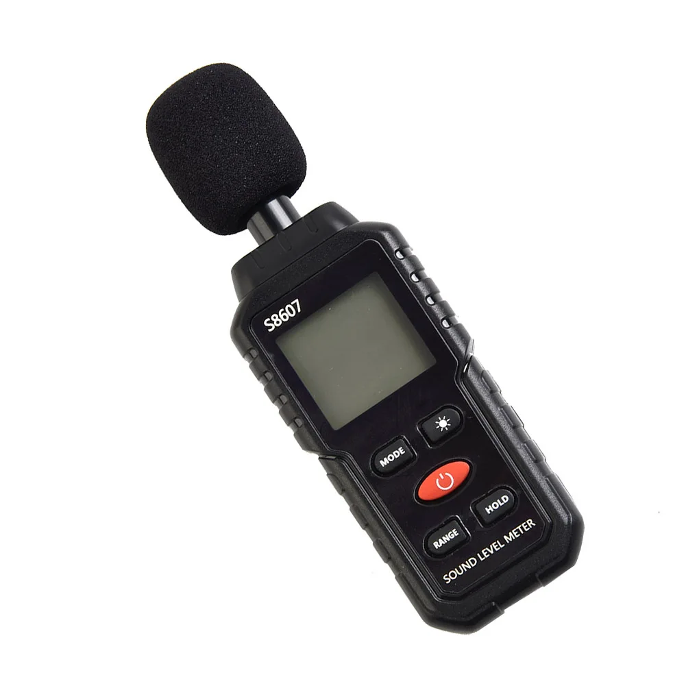 

Tester Decibel Meter Handle Home Level Measuring Noise Office Road School Screen Sound Volume Workshop Digital