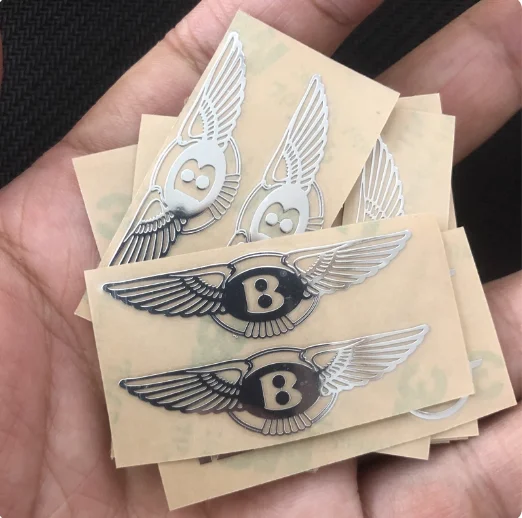 

Автомобильная модная 3D металлическая эмблема, наклейка, водонепроницаемые декоративные наклейки для новых Bentley Flying Spur Continental GT Bentayga, аксессуары