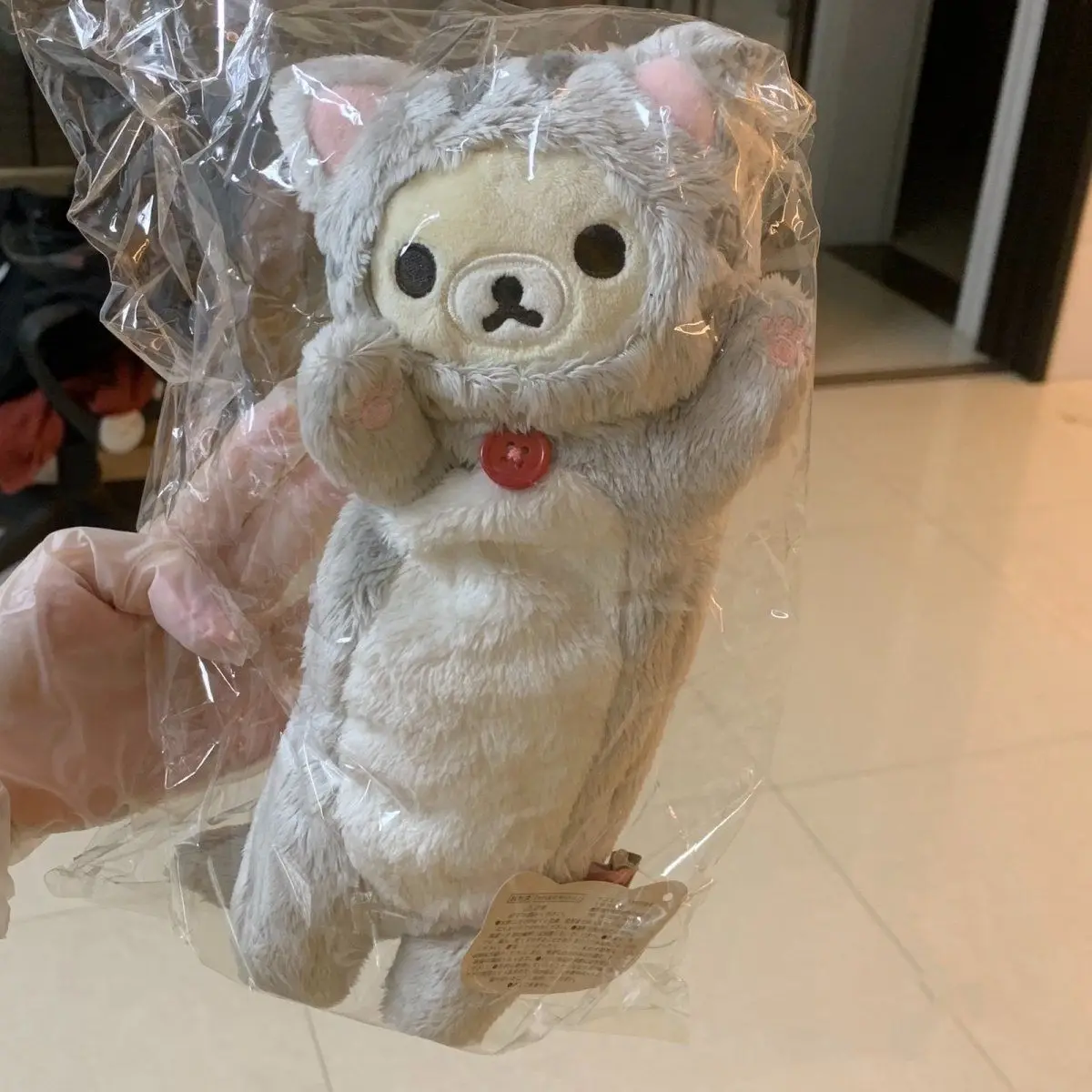 

MINISO Kawaii Rilakkuma Bear Sister Cat Dress Up Пенал для ручек