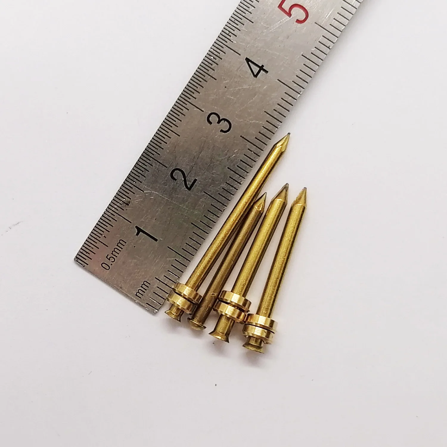 

1 Set Solid Brass Rivet with Caps for 91mm Swiss Army Knife Compatible with 4 Layer SAK
