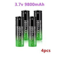 18650 battery high quality 9800mah 3 7v 18650 li ion rechargeable batteries for flashlight torch