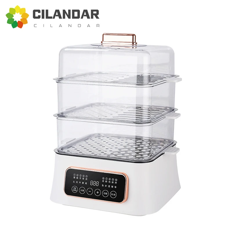 Бытовая многослойная кастрюля для пропаривания и тушения интегрированная