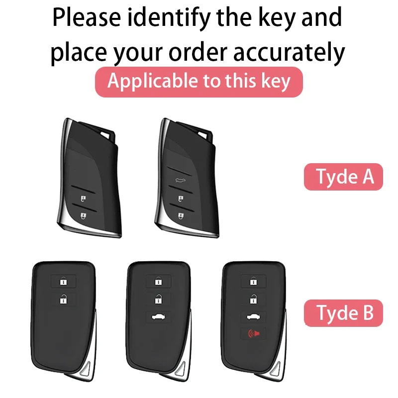 Suitable for Lexus keycase ES200 RX300 NX200 UX260h es300h is250 keycover keyshell keychain