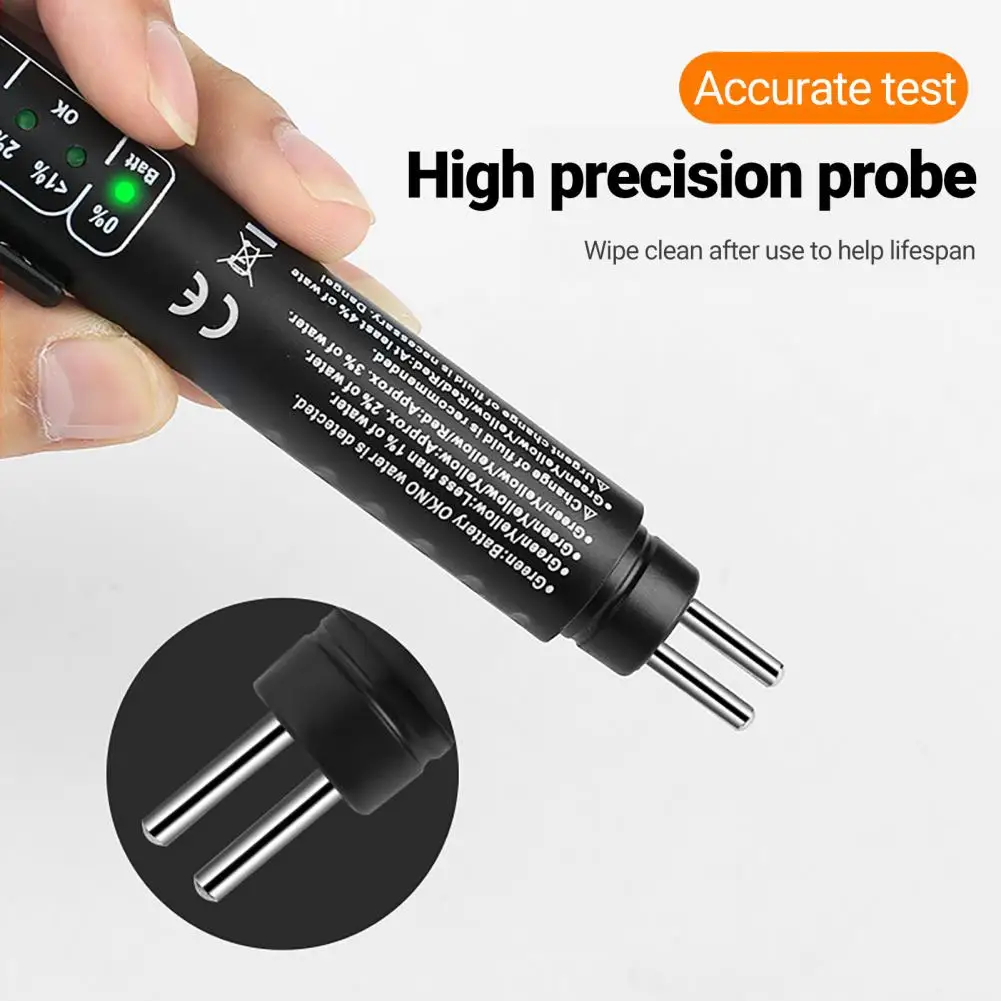 

Ручка для проверки тормозной жидкости, универсальный инструмент для транспортного средства, практичный тестер с 5 уровнями работы