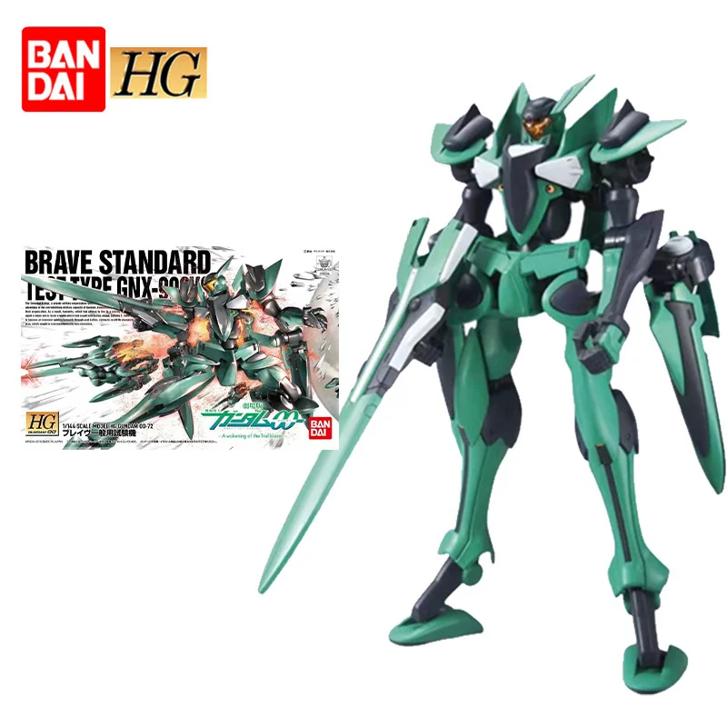 

Original Bandai Gundam Model Kit HG 00 72 1/144 Brave Standard Test Type Gnx-903VS GUNPLA Mobile Suit Anime Action Figures Toys