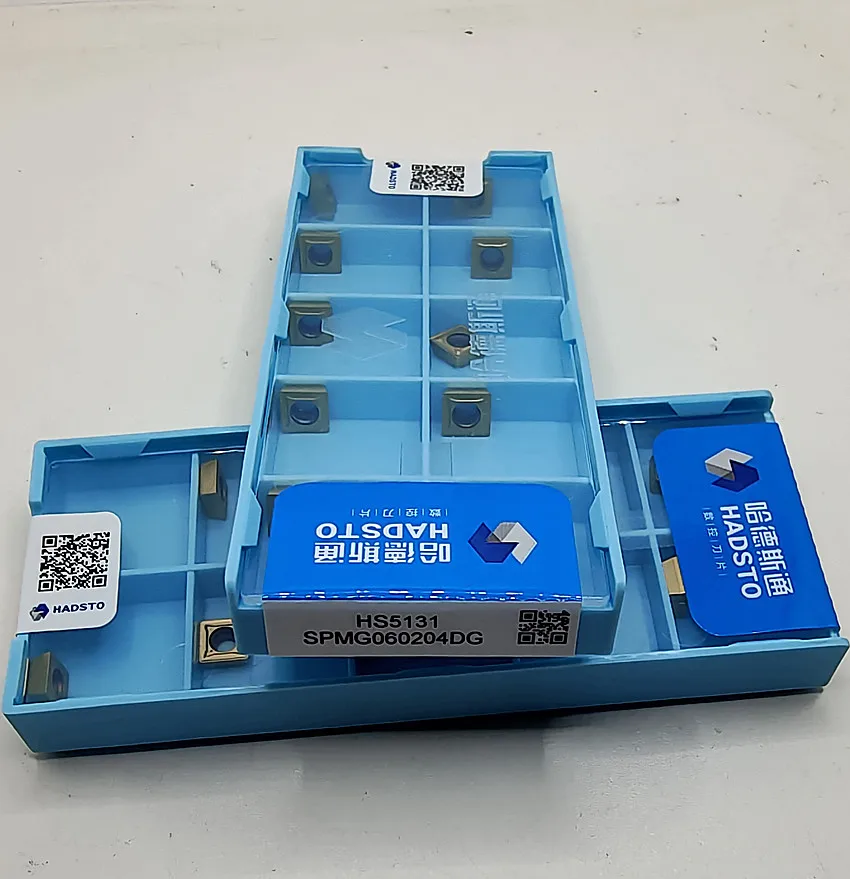 SPMG060204DG HS5131 SPMG060204 SPMG06 HADSTO CNC carbide inserts U-drill Shallow hole drill