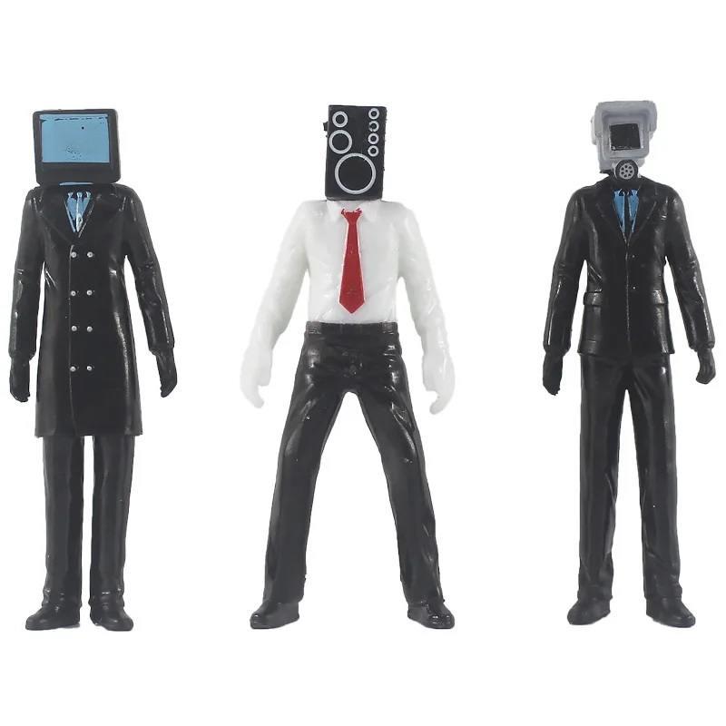 

Skibidi Toilet Man Camera Man Figure TV Man Speaker Man Model Cameraman Action Figures Decorations PVC Doll Toy Collectible