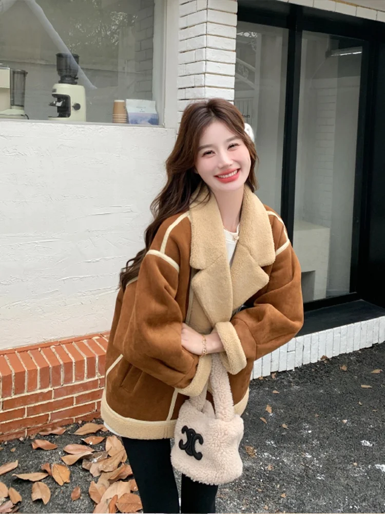 Женская зимняя утолщенная верхняя одежда из меха Maillard с воротником-стойкой новый