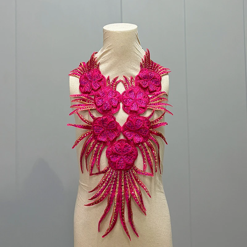 Новинка 2024 патчи с цветочным рисунком вышивкой утюгом для одежды и DIY