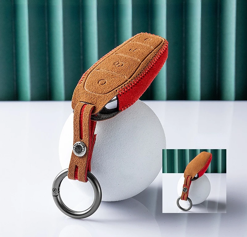

Suitable For BYD Song Plus EV Dmi Song Pro Dmi Song Max Dmi Fashion Suede Car Remote Key Case Cover