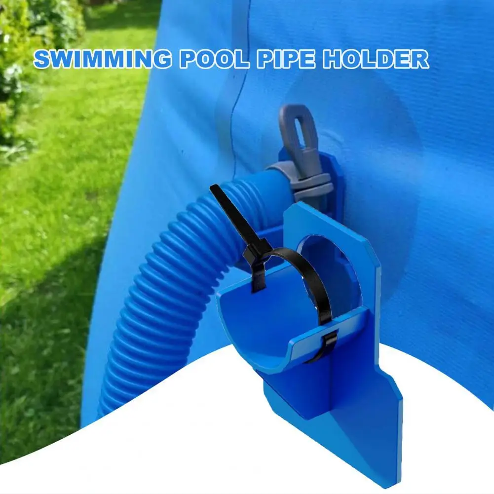

Practical Swimming Pool Water Hose Holder Gardening Tools Swimming Pool Pipe Bracket with Cable Ties Easy Installation