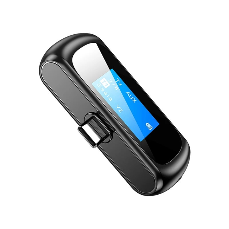 

Type-C Wireless Audio Adapter Bluetooth 5.1 Receiver Transmitter Support Microphone For PS5 Car TV