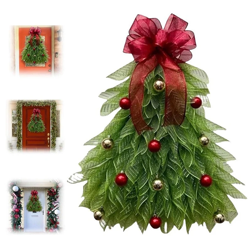 Ручной работы Рождественский елочный венок для Входной двери Венок входной