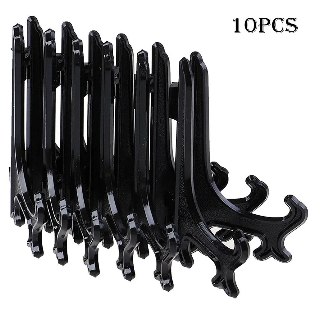 

6Pcs Plastic Bracket Display Stand For Photo Pedestal Bowl Picture Frame Storage Rack Home Kitchen Plate Display Stand 7.5cm