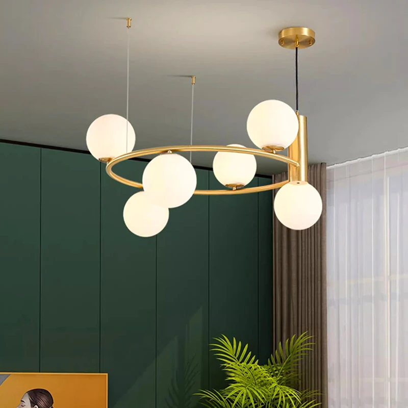 

Art Led Chandelier Pendant Lamp Light Room Decor Decoracion hogar moderno smart lamparas dining Modern indoor