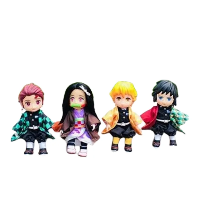 

Demon Slayer Figure KamadoTanjirou Nezuko Agatsuma Zenitsu Cartoon Personality Creative Model Desktop Decoration Birthday Gift