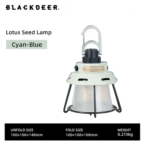 Портативный фонарь BLACKDEER для кемпинга, перезаряжаемый светодиодный фонарь для треккинга, аварийная лампа, высокомощные палатки, 4 режима, лампа