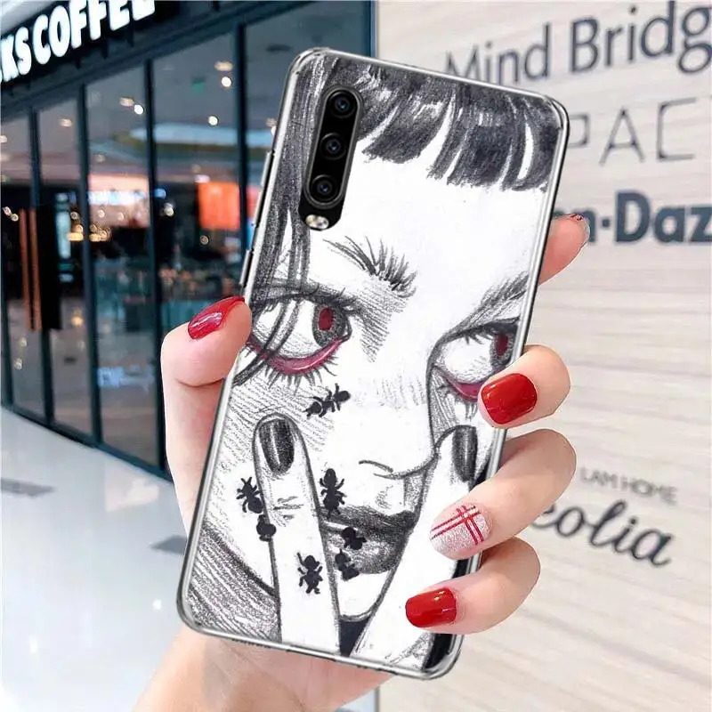 Японский ужас манга Стильный чехол для телефона Huawei P30 P20 P40 P50 P10 Mate 40 30 10 20 Lite Pro