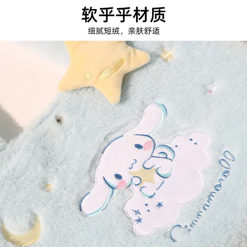 Sanrio Осень/Зима плюшевая ручная сумка через плечо Милая и милая Нефритовая Guigou