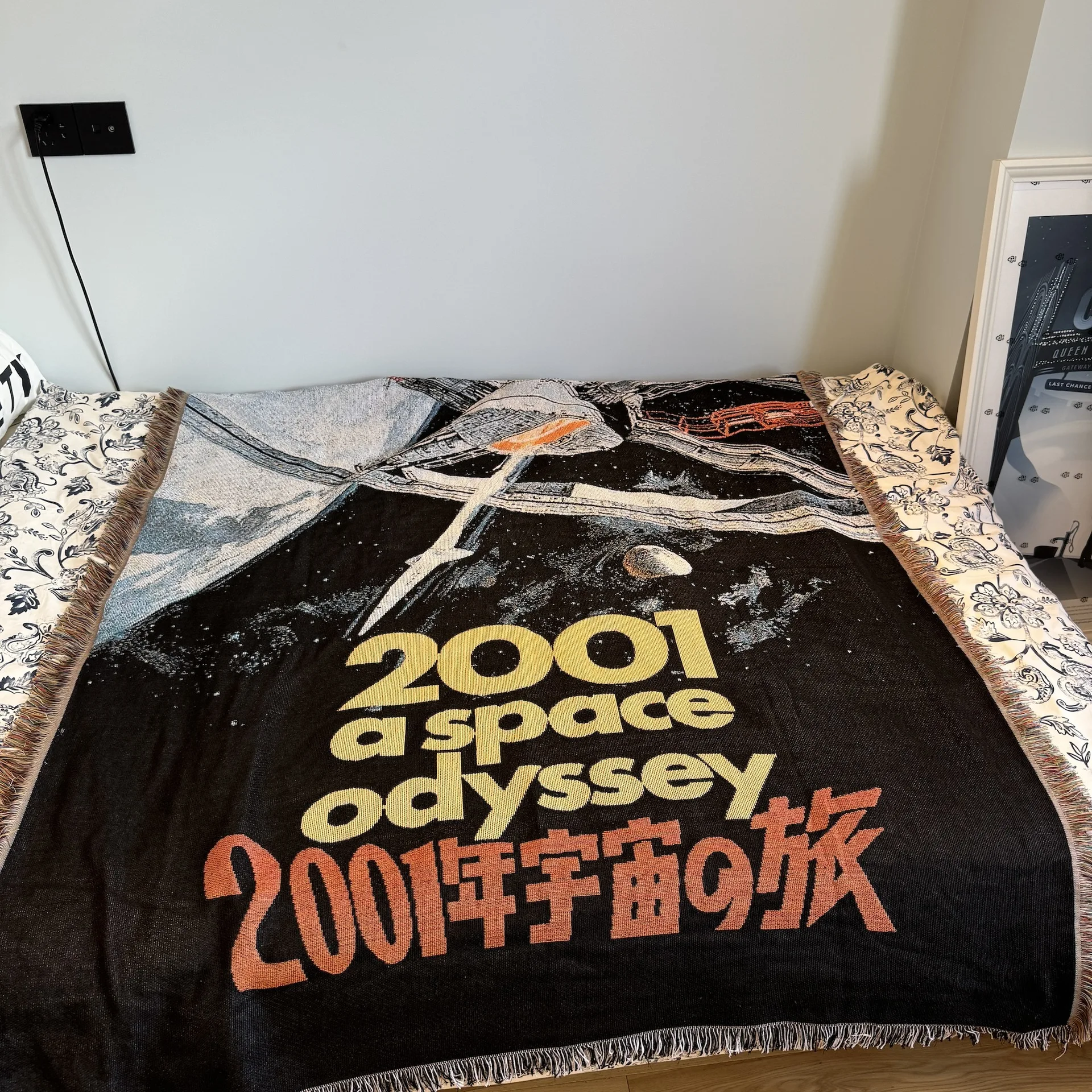 Новинка Хлопковое одеяло A Space Odysse покрывало для пикника и кемпинга сна отдыха