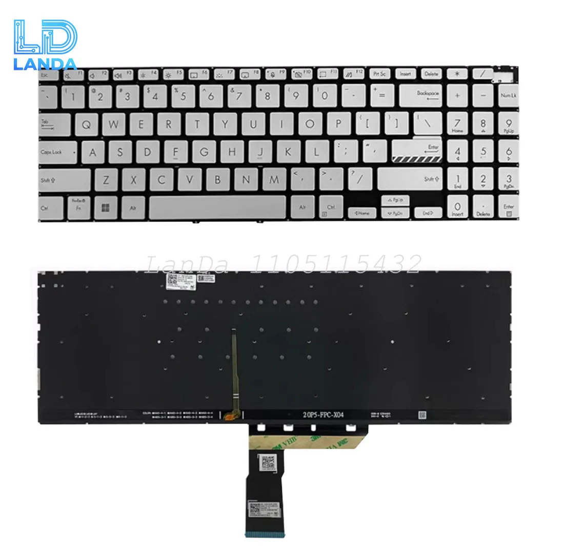 Клавиатура для ASUS 15Pro M3500Q M7600 M7400 Pro 16X M7600 M6500 M6500Q K3500 США (art.: 3920d2a84bdce) - 3920d2a84bdce