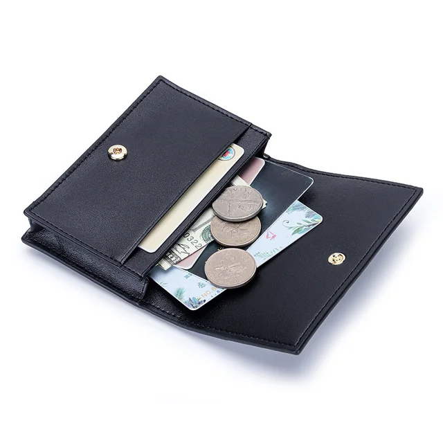 Small Sheepskin Woven Card Bag Woman Short Wallet Handy Bag Card Bag Lady Coin Purse For Girl Coin Purse Woman Short Wallet 4