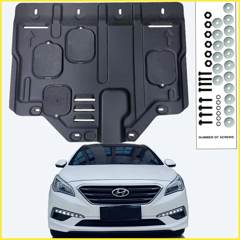 Для HYUNDAI Sonata 9 2015-2019 черный под защитной пластиной двигателя брызговик крышка