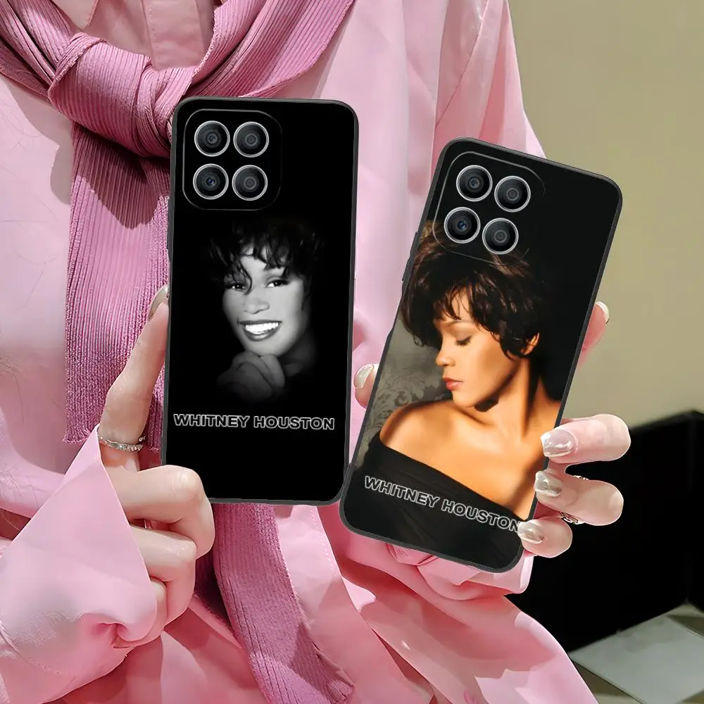 Фото Чехол для телефона Whitney Houston для Honor 90 80 70 60 50 30 20 10 9 8 7 Pro S SE Lite 5G, мягкий противоударный чехол из ТПУ №5