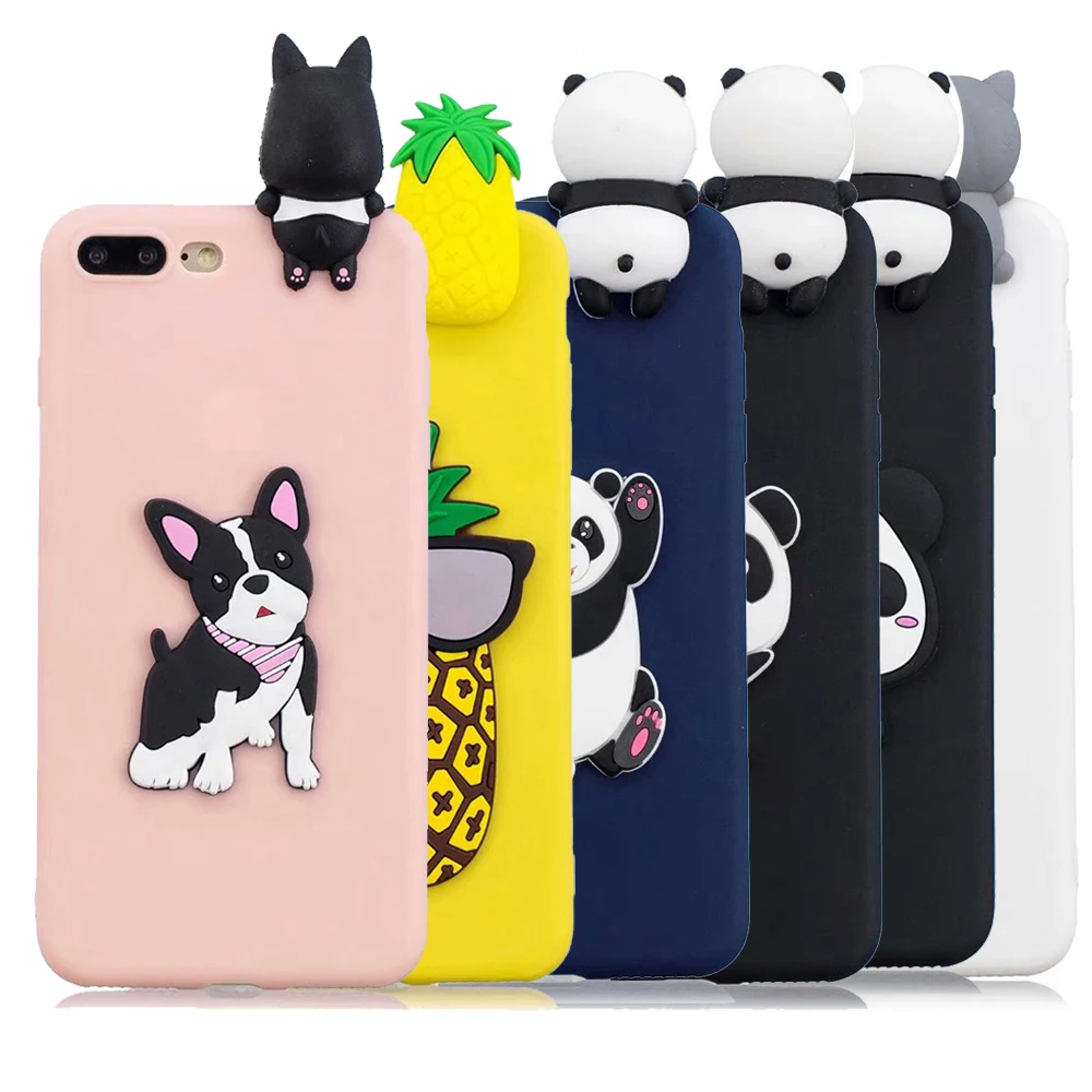

For Samsung S6 S7 S8 S9 S10 S10 Plus Lite / J3 J5 J7 Pro / J4 J6 J8 A7 2018 / Plus 3D Cartoon Animal Soft Case Phone Cover Back