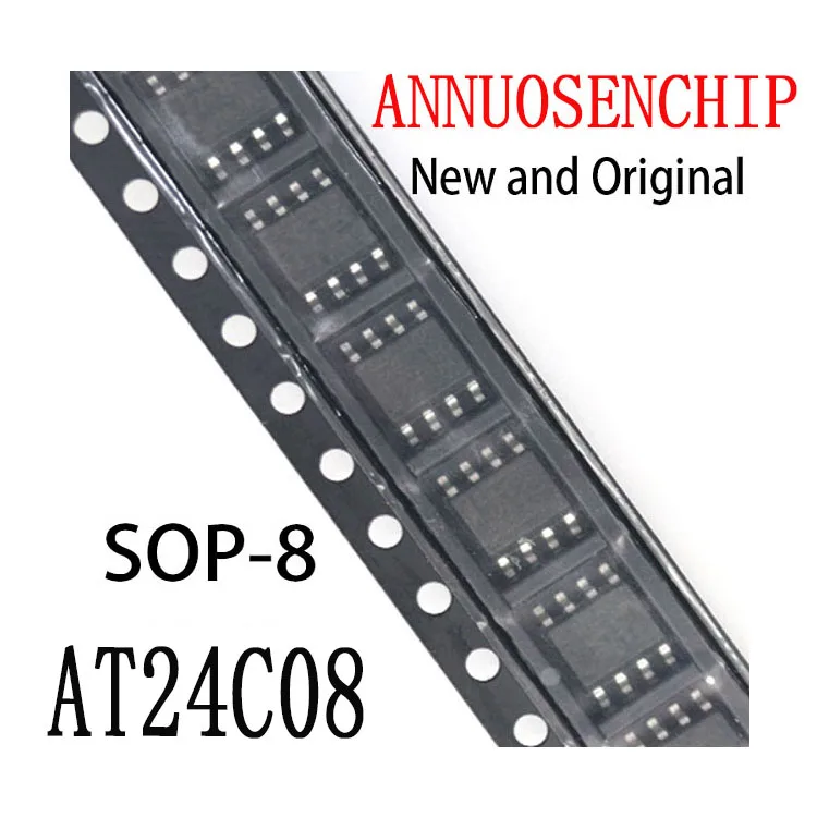 10 шт. Новый и оригинальный SOP8 AT24C08BN SOP 24C08 SMD новый AT24C08 | Строительство ремонт