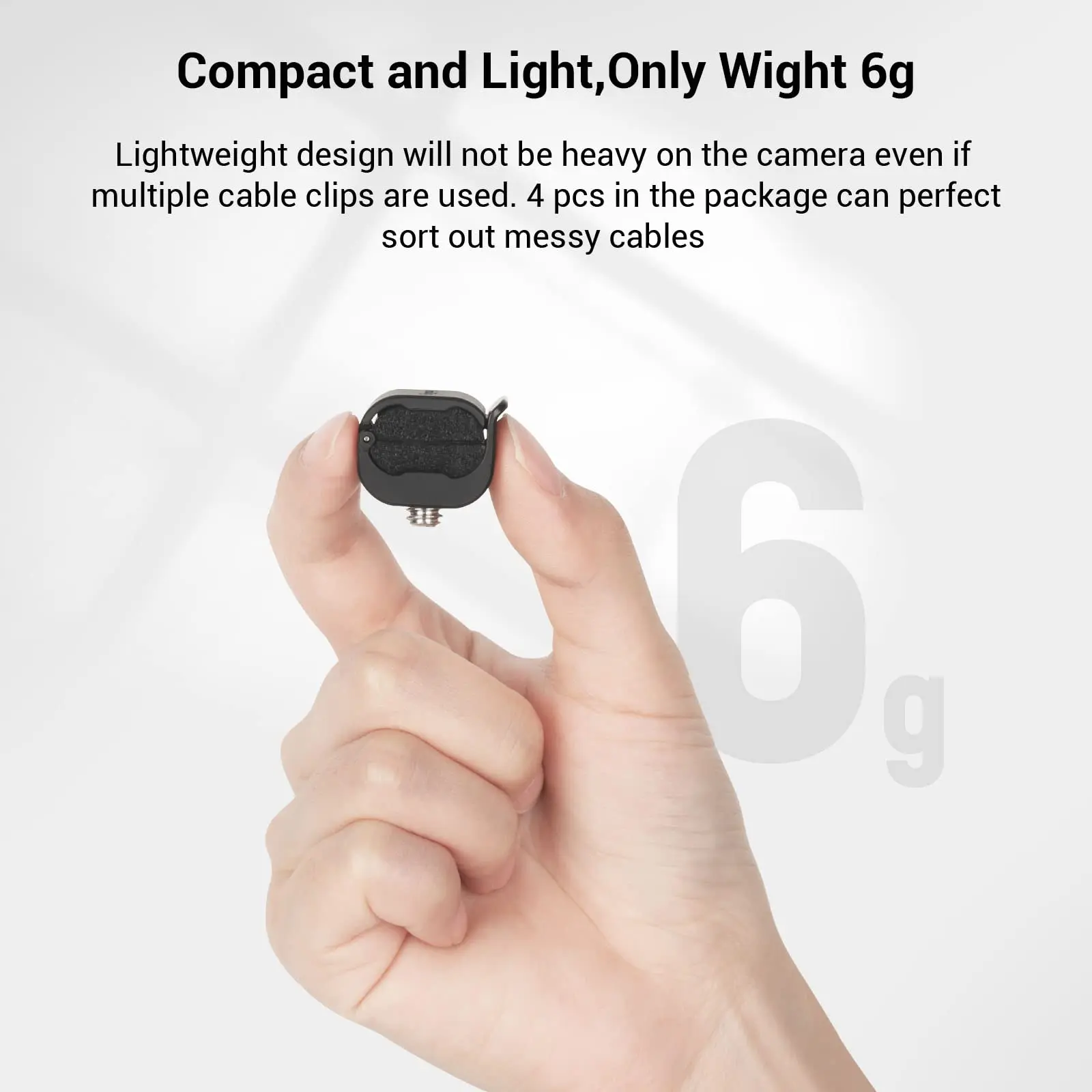 SmallRig кабельный зажим (4 шт.) для HDMI/SDI/микрофонного кабеля DSLR камеры крепление