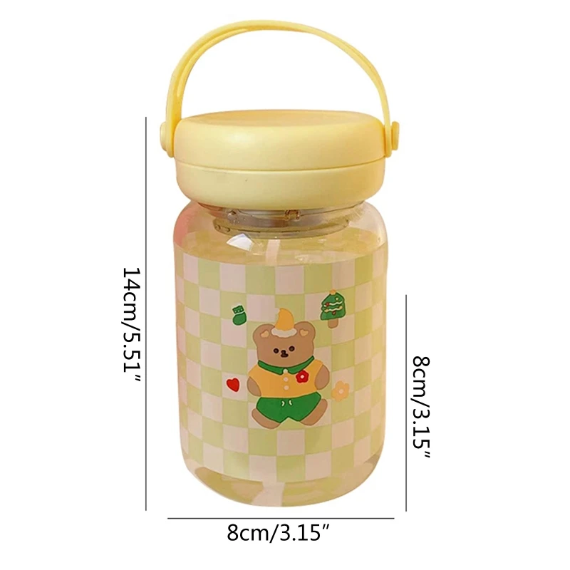 Портативная бутылка для воды без БФА стеклянная чашка кружка молока сока кофе