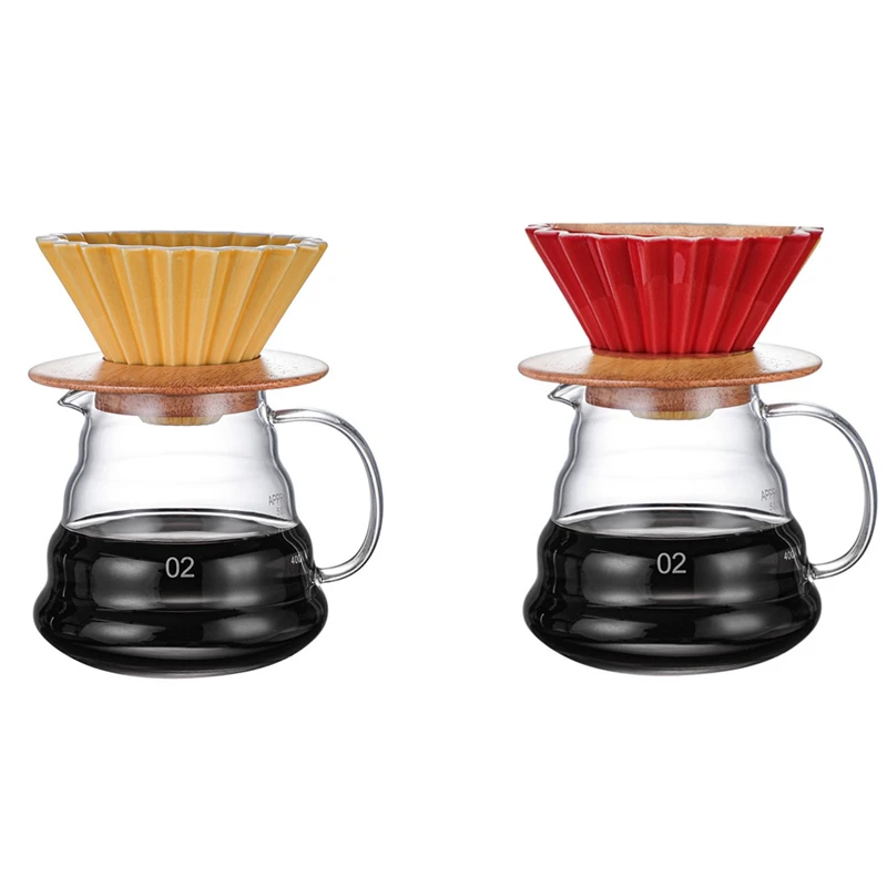

Espresso Coffee Filter With Cup,Ceramic Pour Over Coffee Maker With Stand V60 Funnel Dripper,Coffee Accessories