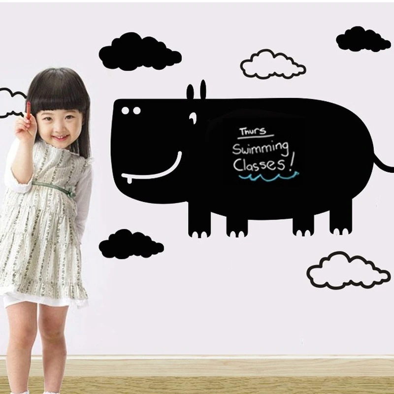 

Removable Animal Blackboard Paste Cartoon Stickers for Kindergarten Campus Decoration
