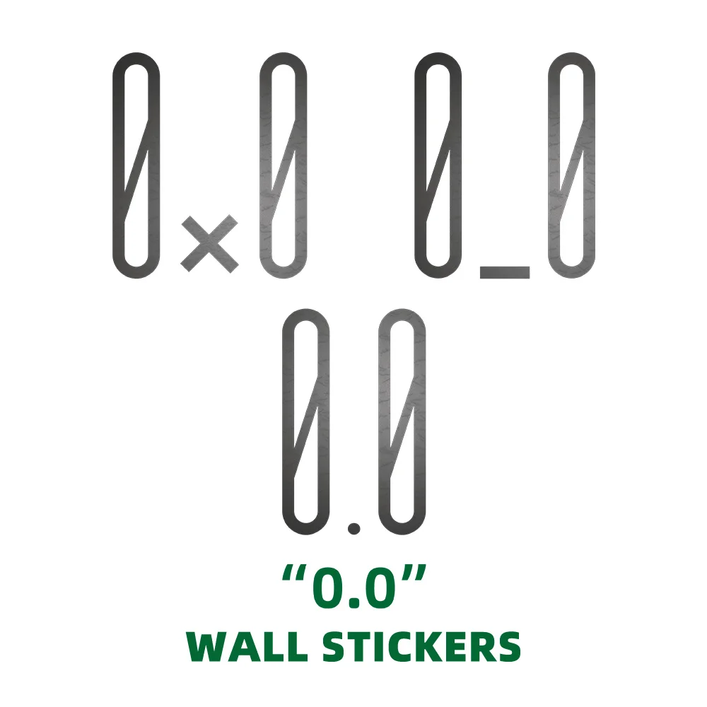 Самоклеящиеся наклейки с надписью Lovely Big Eyes 4 дюйма 100 мм