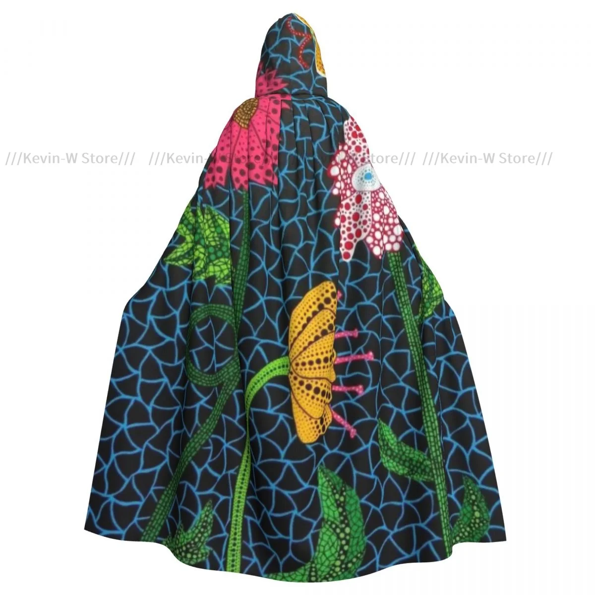 Женская накидка с капюшоном цветок кусама средневековый костюм ведьма вампир