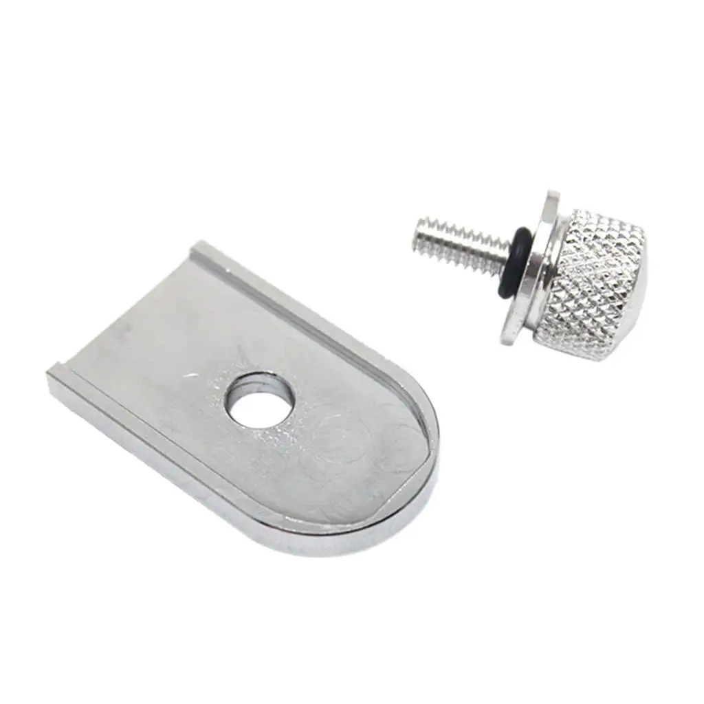 

Seat Bolt Tab Screw Mount Knob Cover For Silver