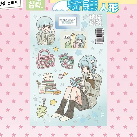 

Корейские аниме наклейки YIYUEQIANLI