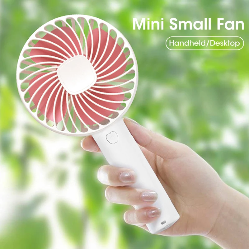 

Summer Handheld Small Fan Mini USB Fan Rechargeable 1200mAh Student Gift Desktop Portable Dormitory Classroom Hand Fan Cooling